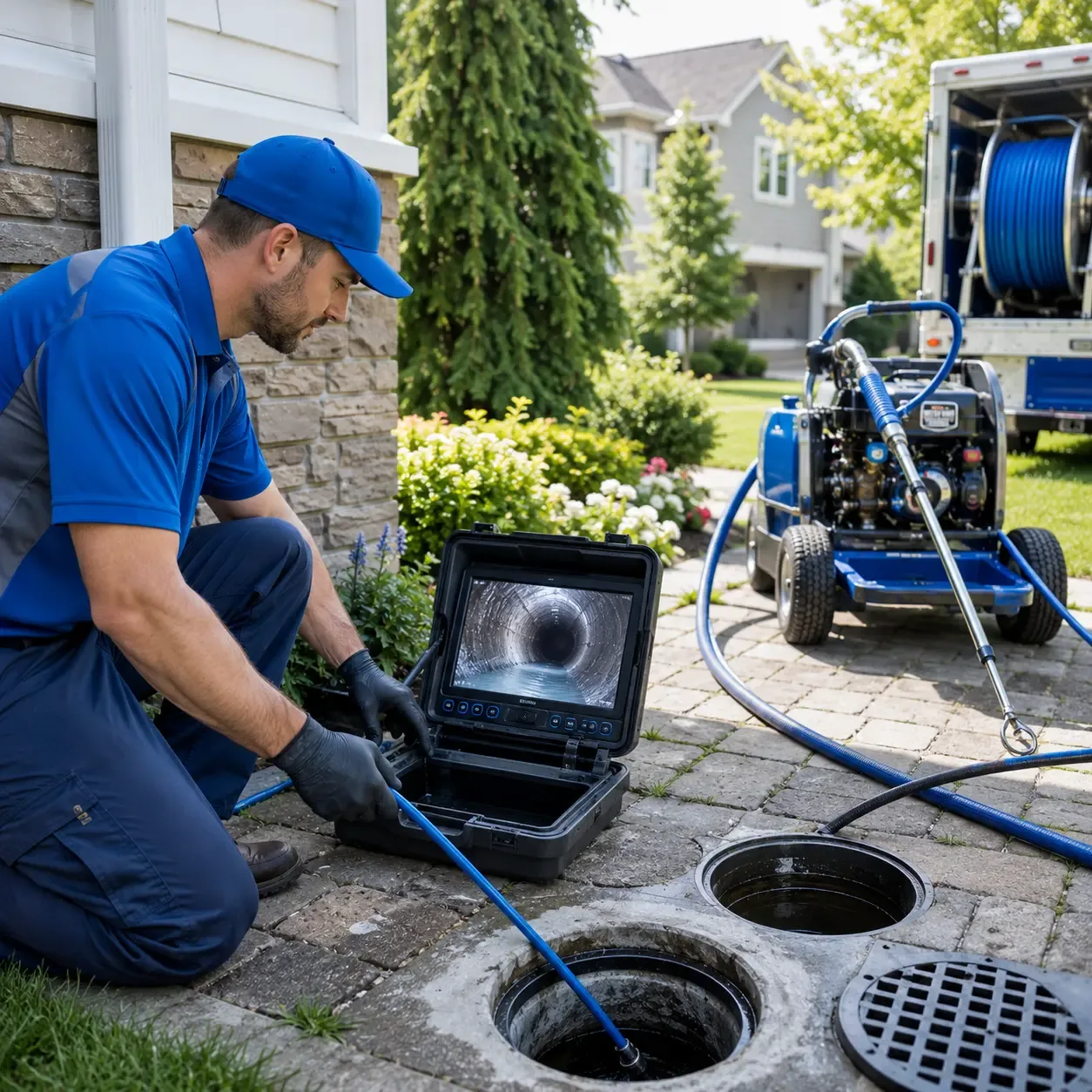 Outdoor drain cleaning professionals serving Gilbert, AR